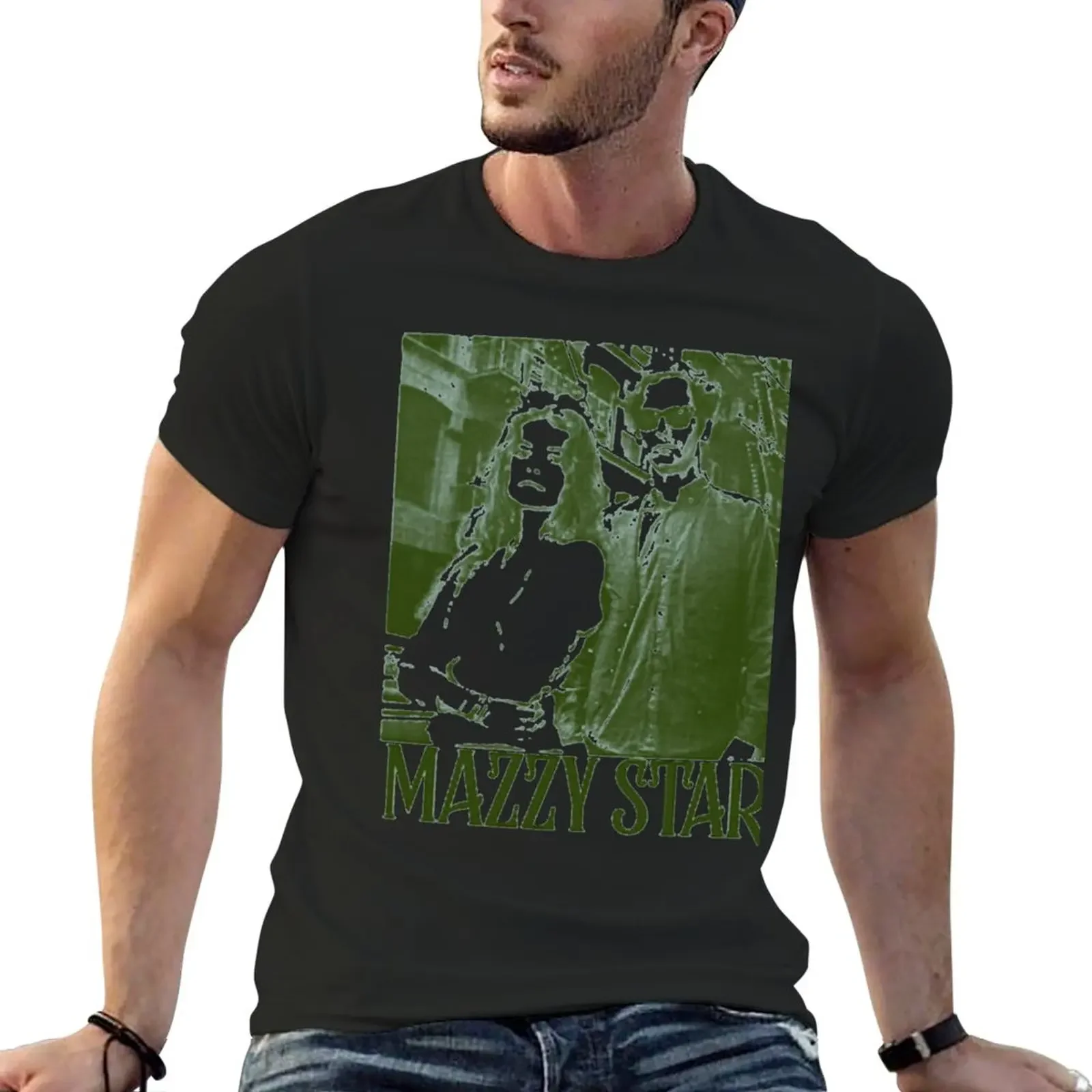 Funny Man Mazzy Star Tribute Fanart Design Premium Awesome For Movie Fans T-Shirt plus size tops black t shirts for men