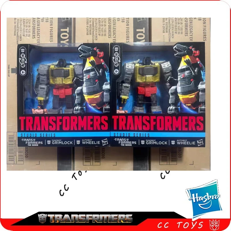 

In Stock Hasbro Transformers Toy Studio Series SS86 Grimlock&Wheelie Models Anime Movie Toys Robots Action Figures Gifts Hobbies