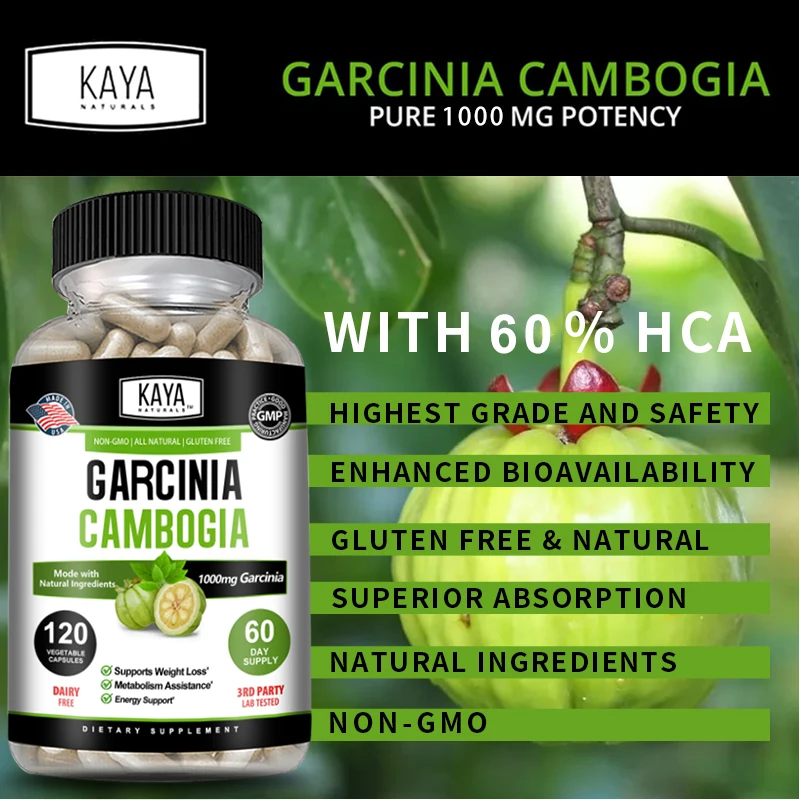 Natural Garcinia Cambogia - Benefits for Overall Health, Fat Burning, Cleansing and Detoxification, Fat Metabolism