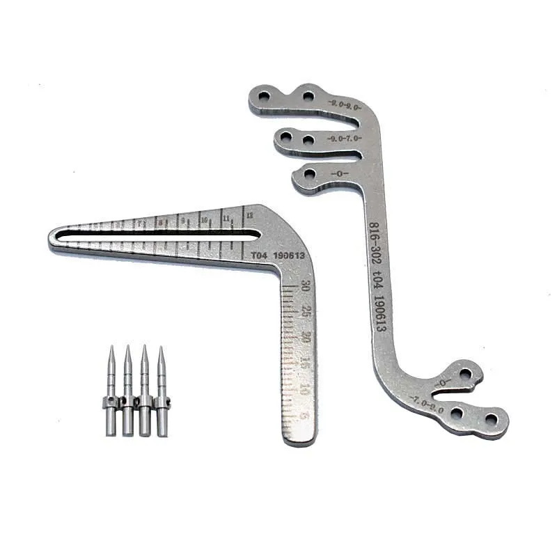 Dental Implant Guide Oral Planting Locator Positioning Guider Drilling Positioning Ruler Angle Ruler Implant Tools Dentist