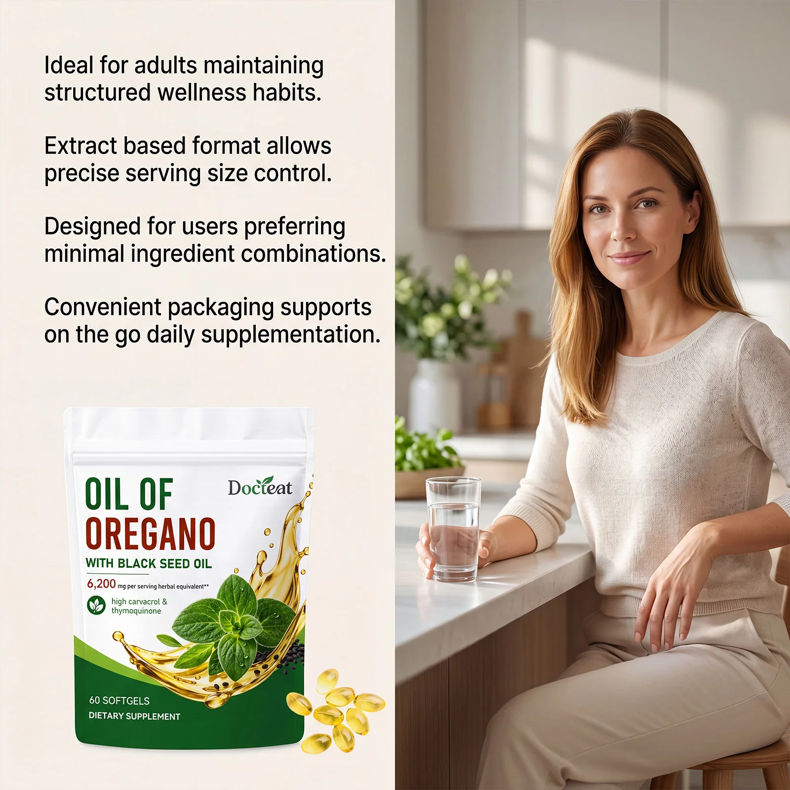 Oregano Oil Softgels Capsules - đánh giá và giá Herbal Weight