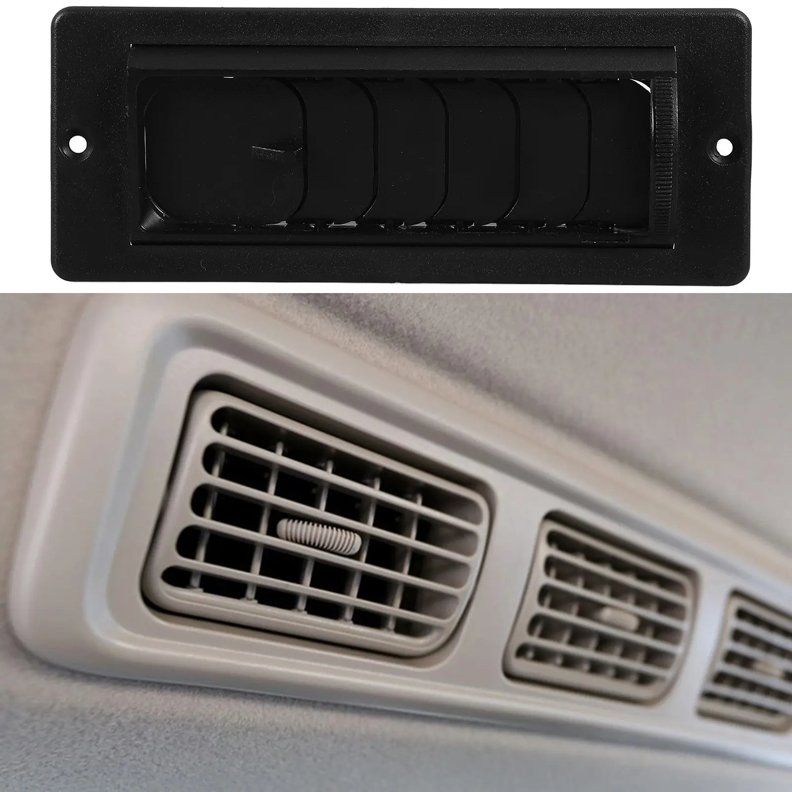 

Car Air Conditioner Outlet Dashboard Vent Grille ABS Dashboard Air Vent Panel for Universal Fit Cars Trucks Construction