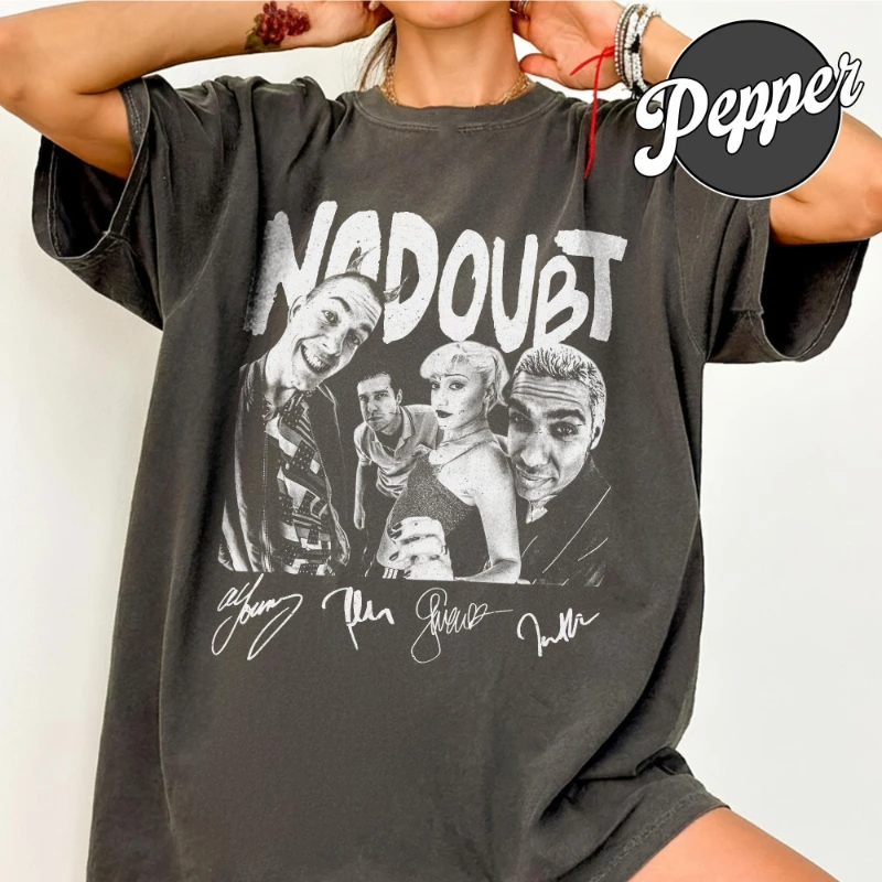 Vintage No Doubt Music Band Members Comfort Colors Shirt