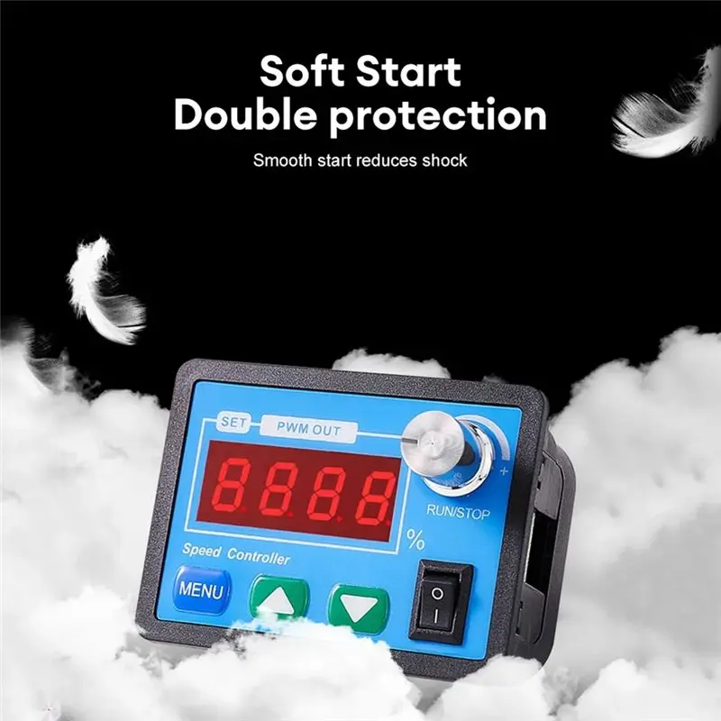 LLCS-DC6-55V 30A Motor Governor PWM Motor Speed Controller Adjustable Regulator Generator Motor Governor