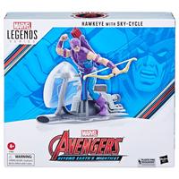 Hasbro Marvel Legends Series Hawkeye with Sky-Cycle Avengers 60th Anniversary  Action Figure Model Toy Boy Gift New in Stock