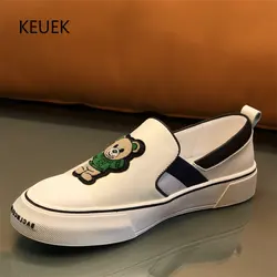 Fashion Men Shoes Loafers Breathable Casual Sport Flats Genuine Leather Oxfords Luxury Sneakers Male Outdoor Work Moccasins