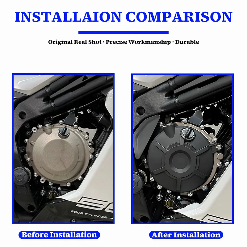 For CFMOTO 500SR 500SR-R 500SR-S 500 SR 2026 2027 Motorcycle Engine Cover Clutch Cover Protection Set Accessories