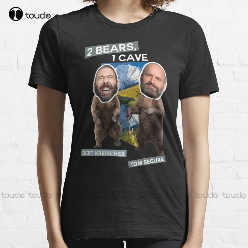 Two Bears One Cave  Classic T-Shirt Vintage Tees For Women Custom Aldult Teen Unisex Digital Printing Tee Shirt Xs-5Xl Cotton