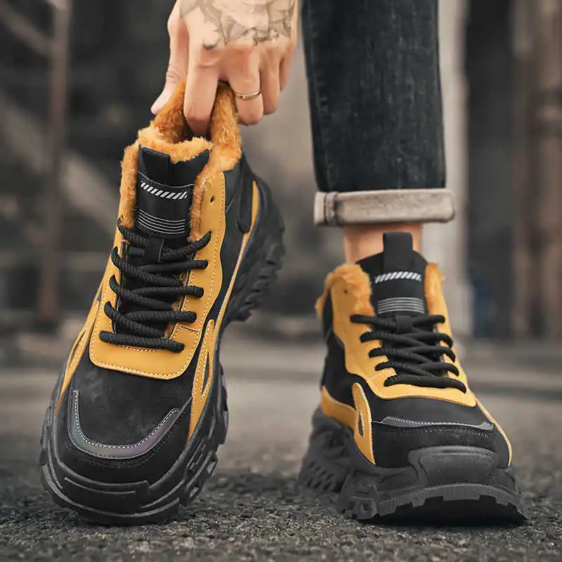 

Зимние ботинки, зимние сапоги, женская обувь, размер 40, лоферы на плоской подошве, женские коричневые кроссовки, женские спортивные модели Sunny Tenisfeminino