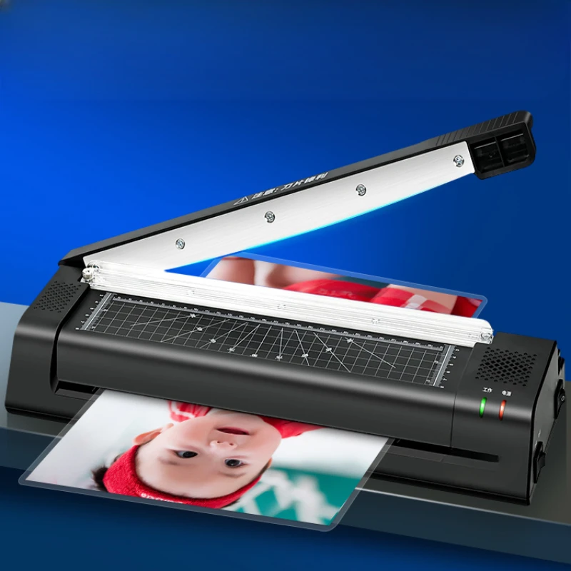 

3-in-1 Multifunctional Photo Laminating Machine with Cutting Knife A3/A4 for Home and Office Use