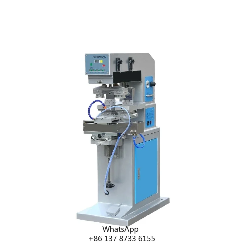 Semi Automatic Taoxing China Factory Sale 2 Color Ink Tray Pad Printer For Plastic Ring High Efficiency Machine