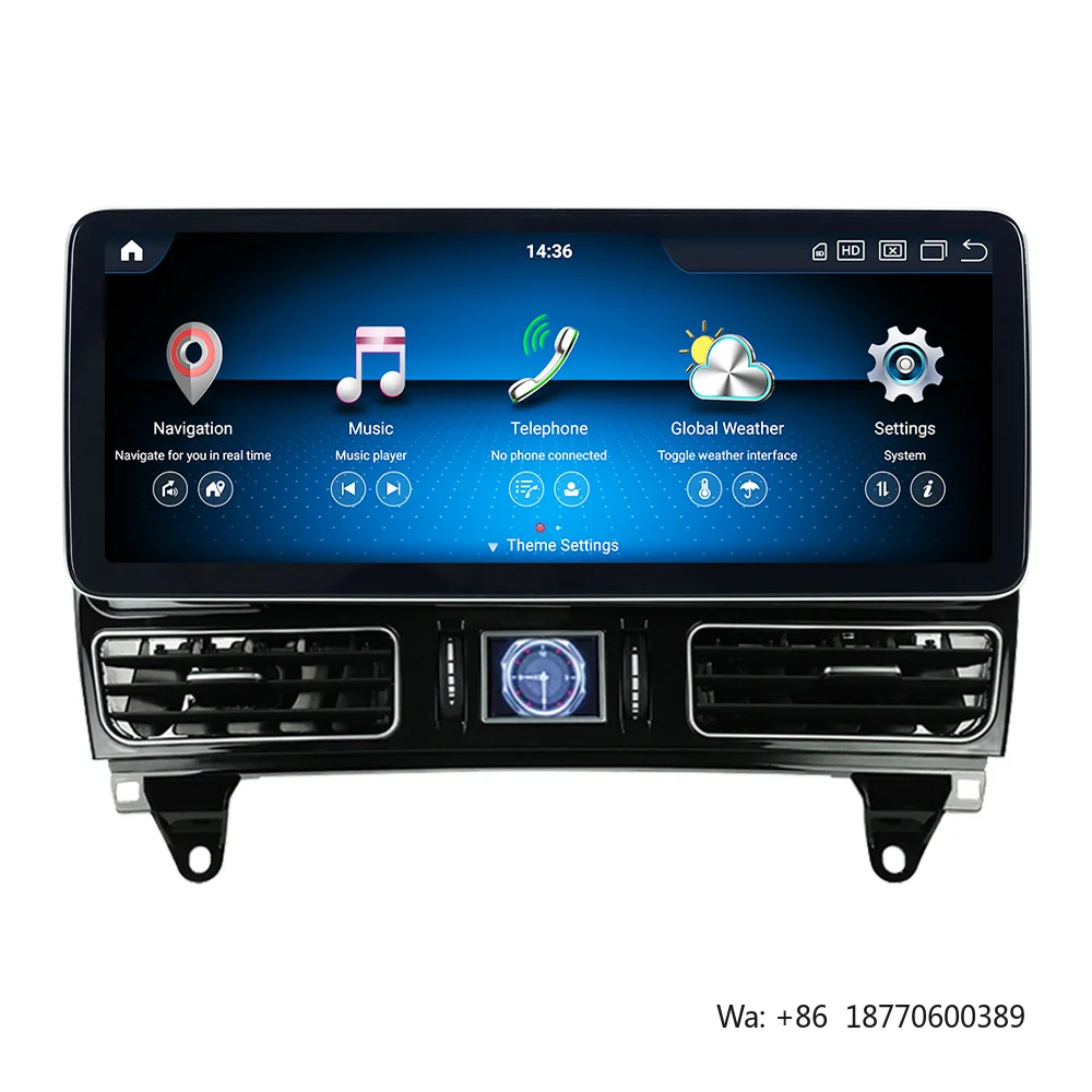 MEKEDE AUTO Android Car DVD Player Navigation Multimedia Stereo Car-play  Radio 2k for Benz ML GL 2012-2015