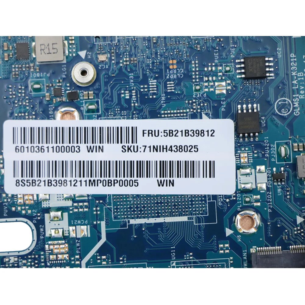 Imagem -06 - Placa-mãe do Portátil para Lenovo Ideapad 514itl05 La-k321p Cpu I5-1135g7 I7-1165g7 Ram 8g 16g Fru:5b21b39815 5b21b39816 5b21b39812