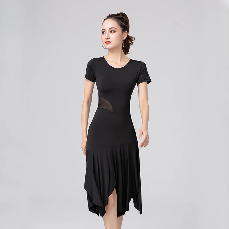 Recién llegado, vestido profesional de baile latino de alta gama para mujeres adultas para competición de rendimiento