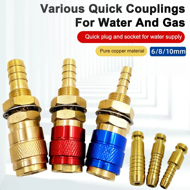 

Welding Machine Quick Fitting Cooled Gas Adapter Connector Clamp MIG TIG Torch Welder Tools