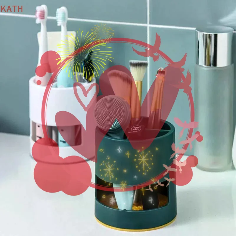 Electric Toothbrush Holder Plastic Storage Organizer Bathroom Toothpaste Holder Cup Box With Drain Holes Bathroom Accessories