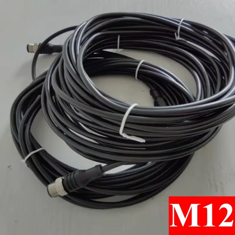 3/4/5/8 M12 Pin Aviation Plug Connectors M8 Photoelectric Proximity Switch Sensor Male Female Strip Line A-type Elbow Line