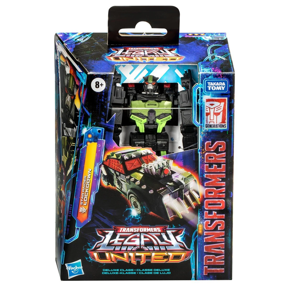 [w magazynie] Hasbro Transformers Legacy Deluxe Lockdown Model zabawki Anime prezent figurki zbieraj darmowa wysyłka