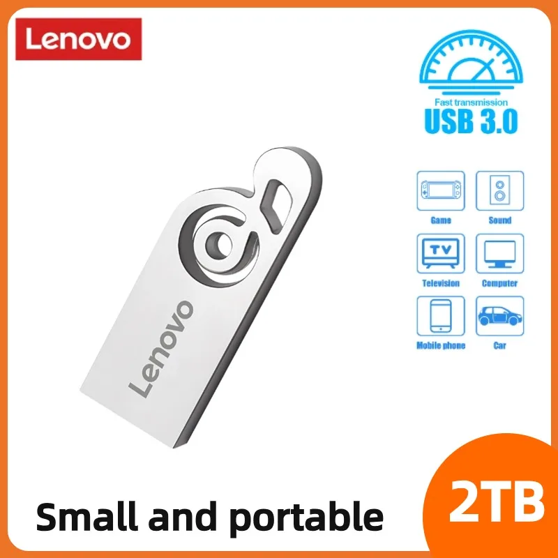 Lenovo-Pen Drive USB 3,0, PenDrive de alta velocidad, 1TB, 512GB, 64G, portátil, resistente al agua