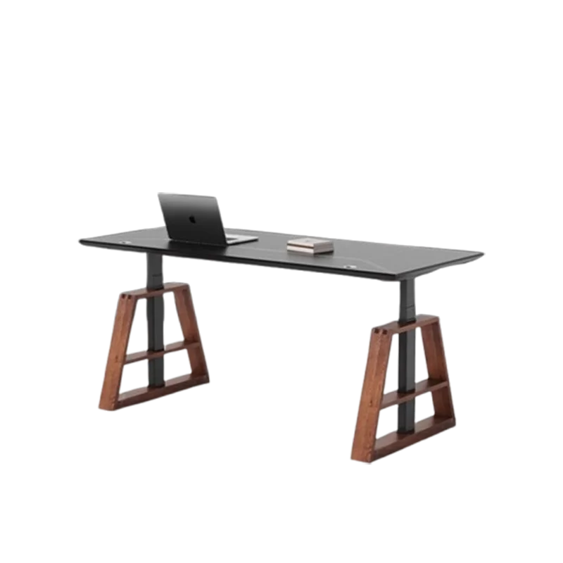 Table Adjustable Elevate Asthetic Black Designer Modern Electric Desk Standing Executive Writing Escritorio Office Furniture