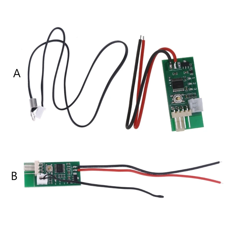 4-wire Computer Fan Speed Controller PWM Speed Regulator Temperature Control Module for Desktop Computer Motherboard Drosphip