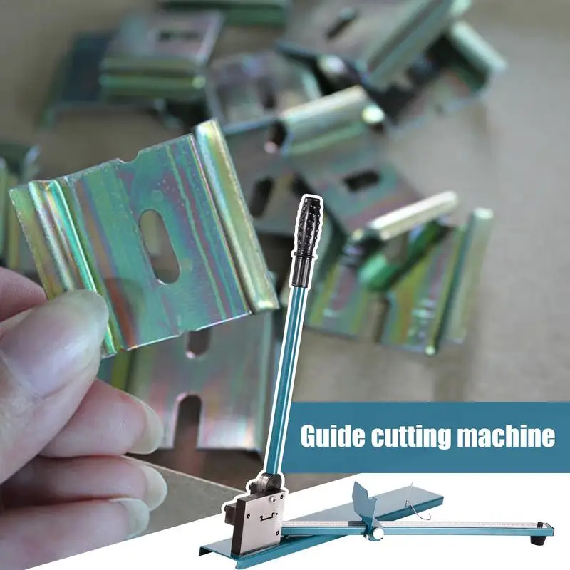 

Small Din Rail Cutter Guide Rail Cutting Machine Electrician Cutting Device Accurate Multi-Use Guide Cutting Tool For Iron & PVC