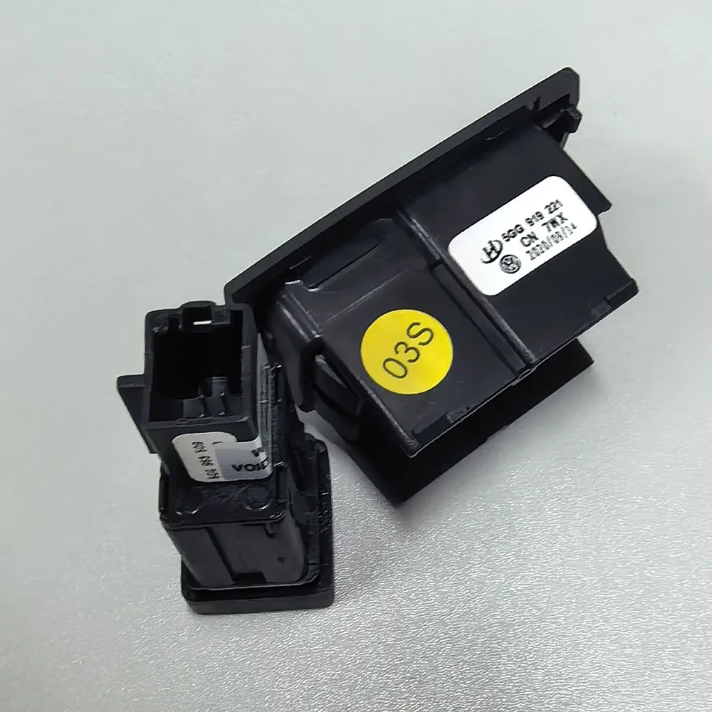 5GG953509/5GG919221 Hazard Warning Light Switch Emergency Flasher Button For VW Golf 7 MK7 Golf Sportsvan 2014-2020 5GG 953 509 view 5