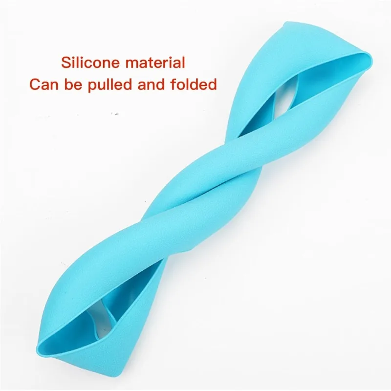 New! For Car Non-slip Silicone Steering Wheel Cover Elastic Texture D-shaped Steering Wheel Covers Car Decoration Accessories