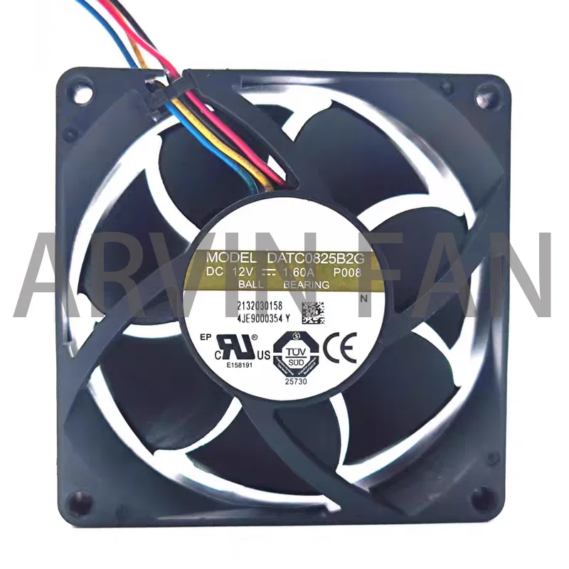 

DATC0825B2G 8cm 8025 12V 1.60A Cooling Fan