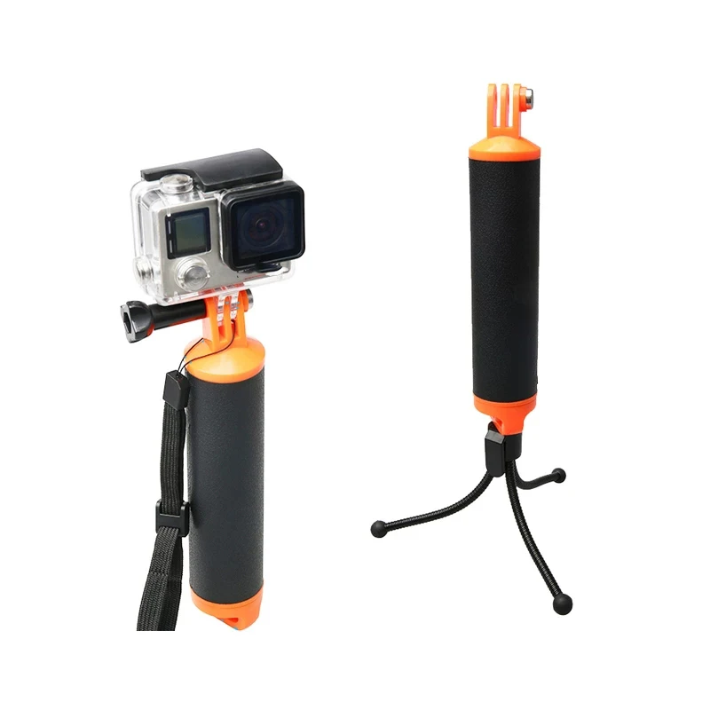 Cjsm-9cj Floating Hand Grip Waterproof Handle GoPro Hero 10 9 8 7 Max DJI Osmo  Cameras Floaty Handler for Go Pro Accessories