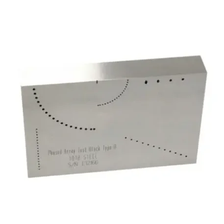 UT test Block&calibration test Block Phased Array Assessment B Type Inch 1018 Steel ASTM E2491