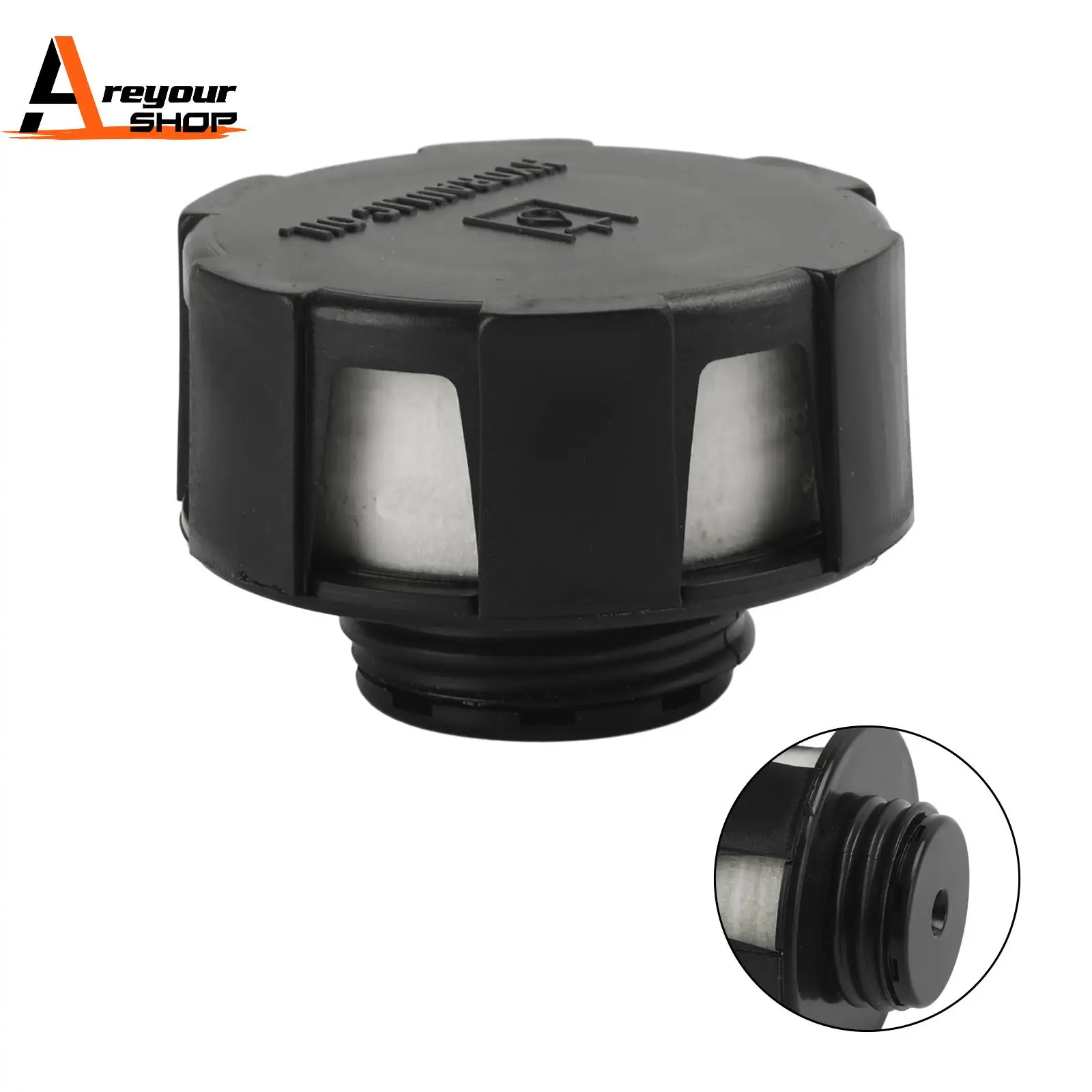 Areyourshop 6727475 Hydraulic Cap for Bobcat Skid Steer S100 S130 S250 S300 S530 S550 S570