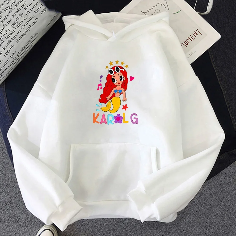 Karoll GG Letter Print Hoodies Men Vintage Winter Autumn Loose Hooded Shirt Street Sweatshirt Clothes Warm Oversize Pullovers