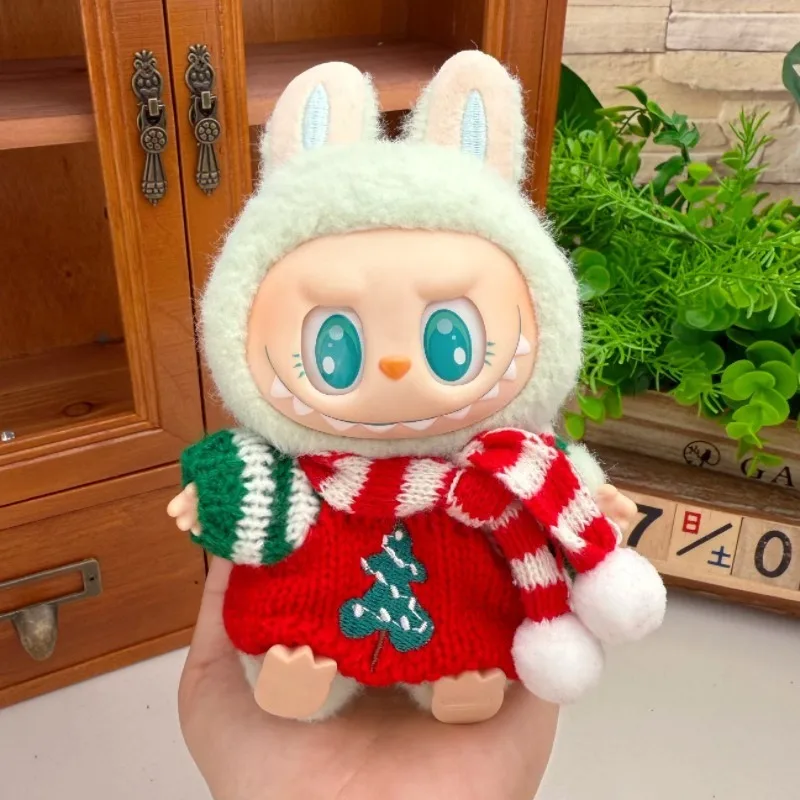Mini Pop Kleding Outfit Accessoires Voor Korea Kpop Exo Labubu Idol V1 V2 Kerst Cookie Man Trui Hoed Nieuwe Jaar kleding