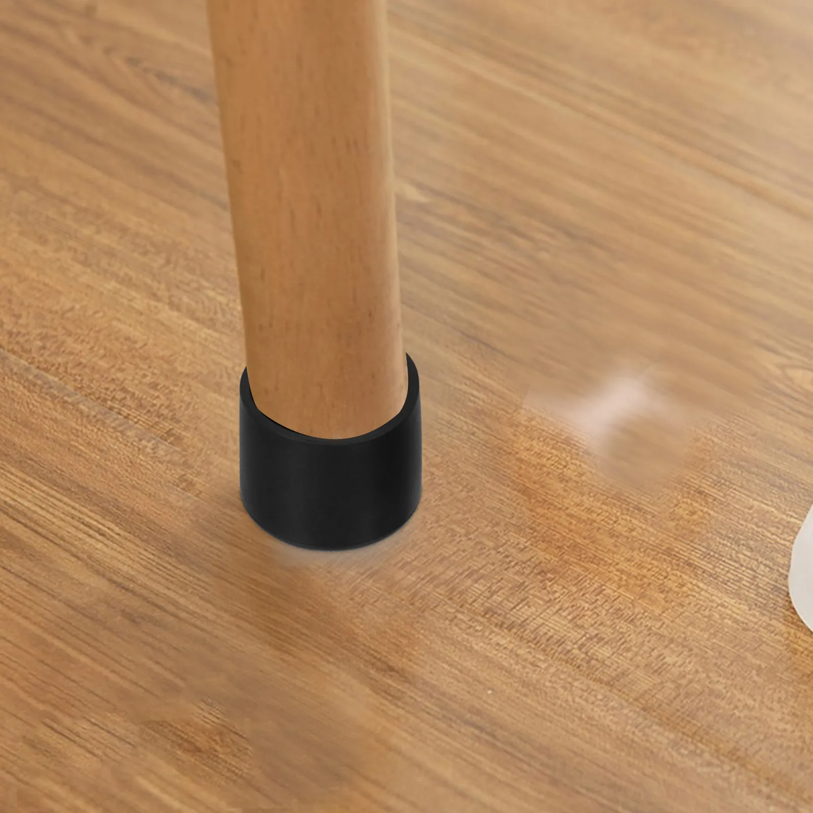 

20Pcs 22Mm Black Round Chair Leg Caps Anti-Slip Rubber Floor Protectors for Hardwood Furniture Table Legs Silent Easy Install