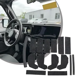 Hard Top Headliner 17 Pieces Roof Sealing Accessories Foam Barrier Seal For Jeep For Wrangler JK 07-18