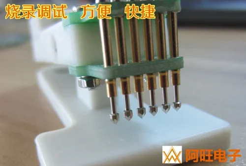 Fixture Debugging and Downloading of Burning Program Spring Needle Spacing 2.0mm 6P STM32 STC 6P Single Row