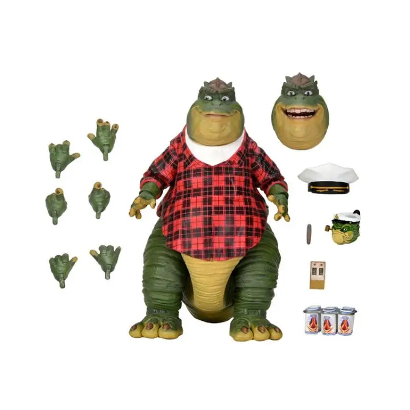 7 pollici Neca dinosauri Earl Sinclair Baby Anime Action Figure mobile Joint Soldiers Doll Garage Kit modello giocattoli regalo