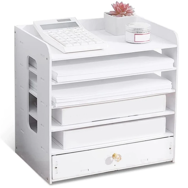 

Data Finishing Rack White Data Finishing Rack For Home Office Folder File Mail Sorting Rack File Holder Tray