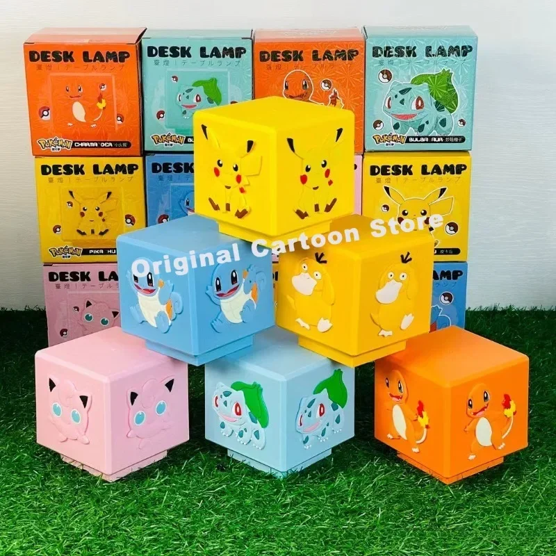 

HelloKitty Sanrio Kuromi Pikachu Squirtle Press Sound Effects Atmosphere Night Light Cartoon Cute Pat Light Child Gift