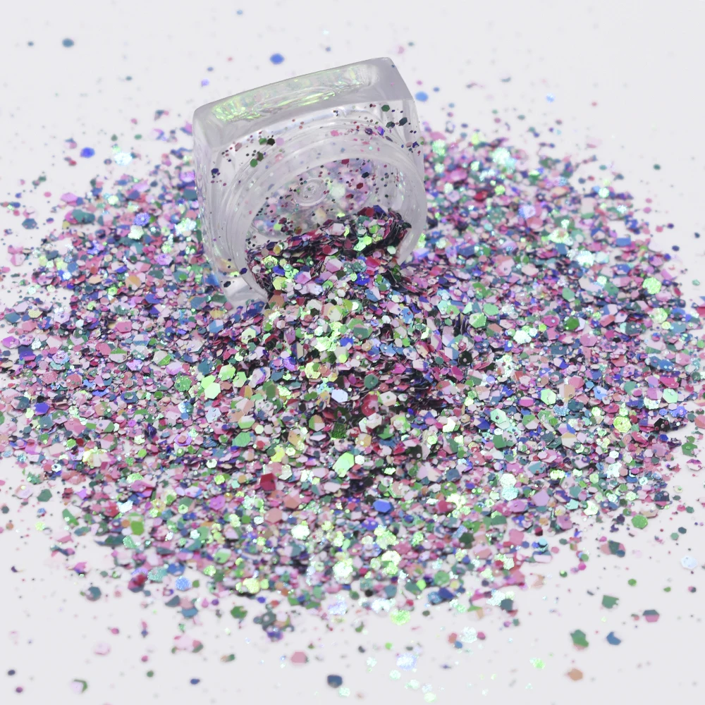 10g/Bag Wholesale New Arrival Hexagon Speciality Glitter For Craft Nail Art Decoration Accessories Supplies images - 6