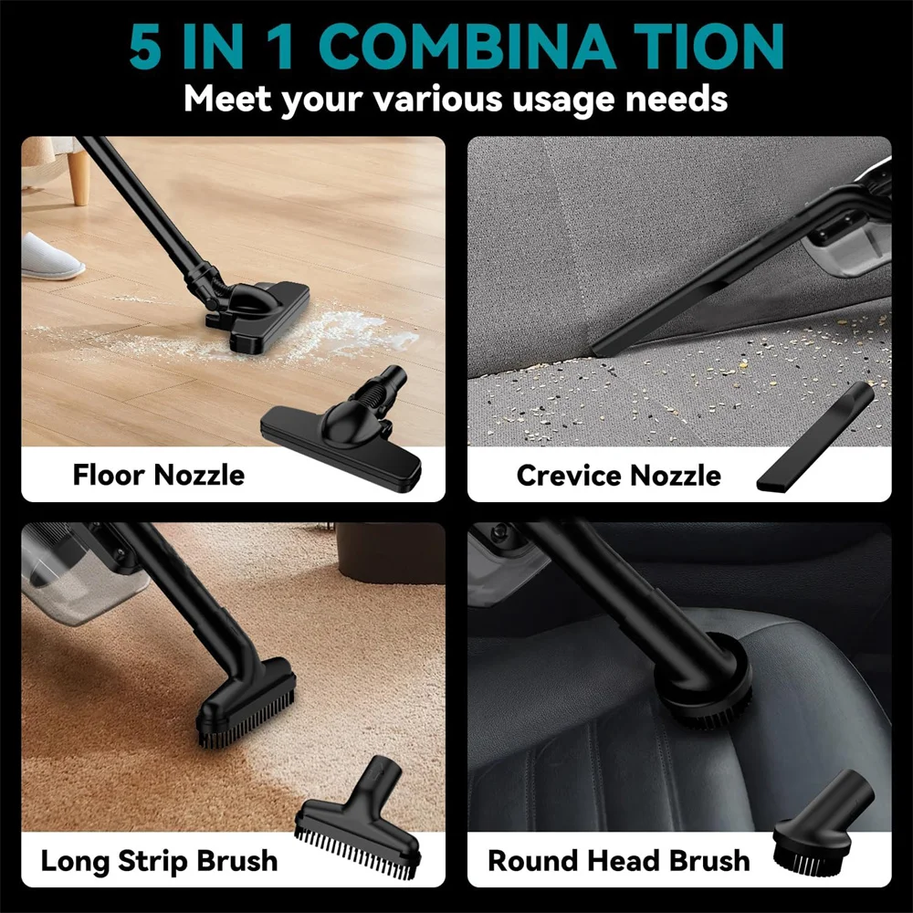 Car Tools Cordless Handheld 1000W Vacuum Cleaner Power Clean Multi-function Dust Collect for Makita 18v Battery(no battery)