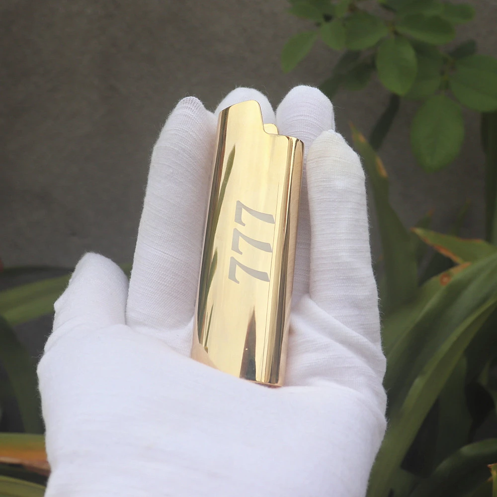 

Металлический чехол для зажигалки с логотипом и выгравированным именем на заказ, позолоченный персонализированный чехол для зажигалки, уникальный подарок для папы, парня