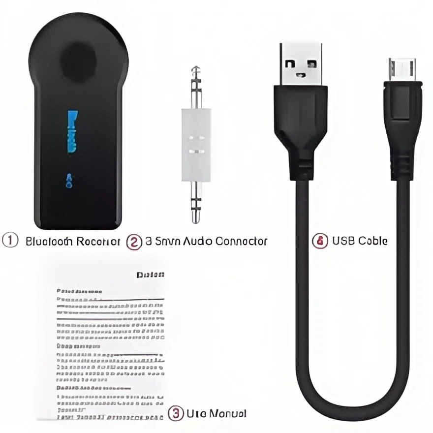 2-in-1Bluetooth5.0Transmitter&Receiver–Wireless Audio Adapter with3.5mm AUX for Car/Headphones,Hands-Free Calling&A2DP Support image 5