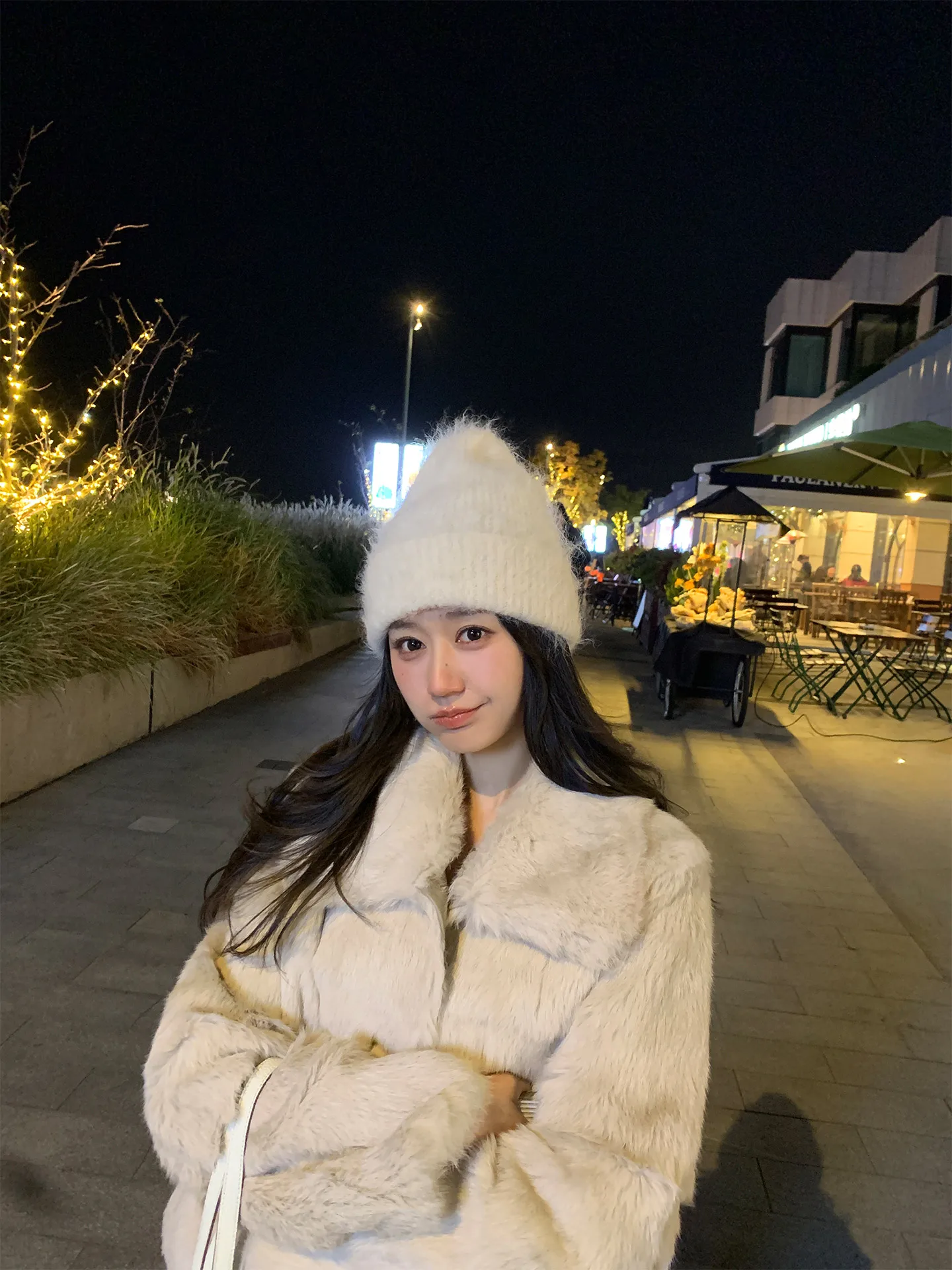 

JAJA Fur "California Sunset" ort Plu Rabbit Skin Leather Jaet Young Women's Faion Classic Sle Whole Skin Patchwork