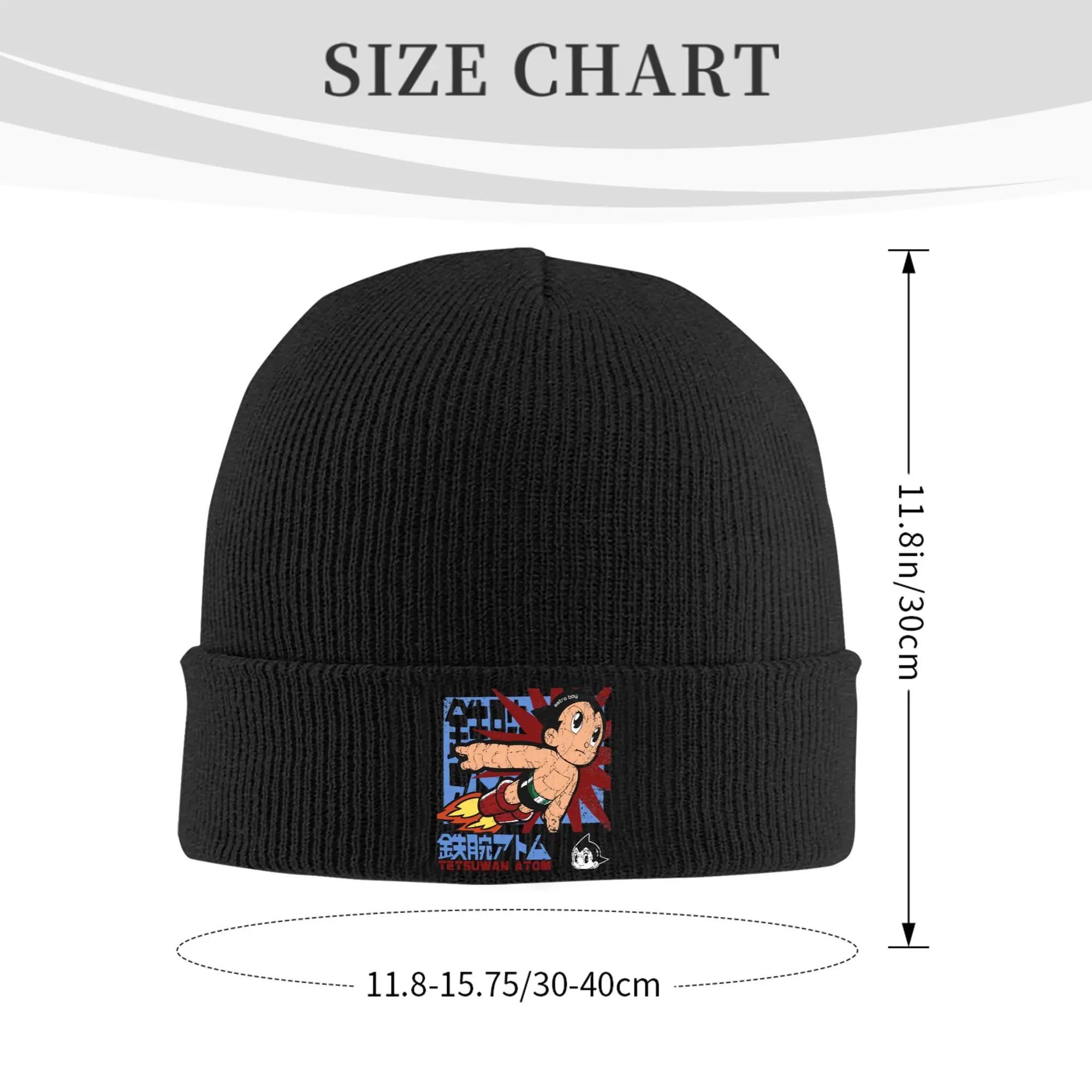 The Astro Boy Astroboy Mighty Atom Hat Autumn Winter Skullies Beanies Street  Caps Female Male Acrylic Knitted Caps