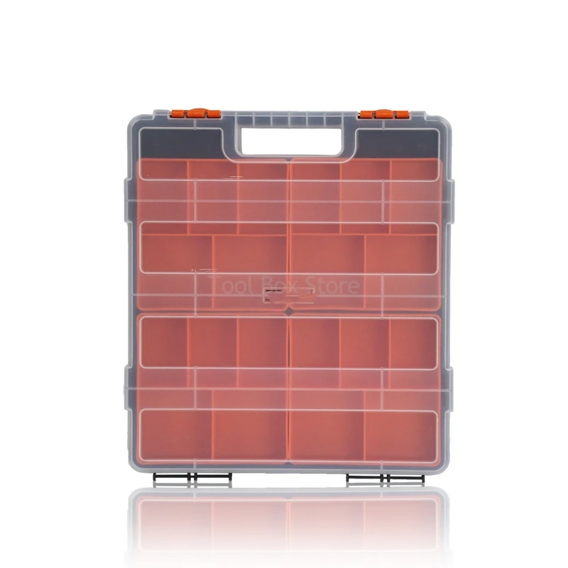 Screw Storage Box Plastic Toolbox Portable Parts Box Classification Component Box Tool Case Hardware Tool Organizer Boxes