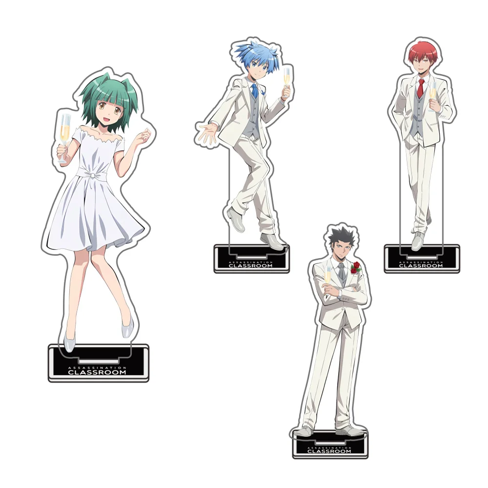All Characters 15cm Assassination Classroom Shiota Nagisa Anime Acrylic Stand keychain Model Plate Decoration Desk Figure Displa