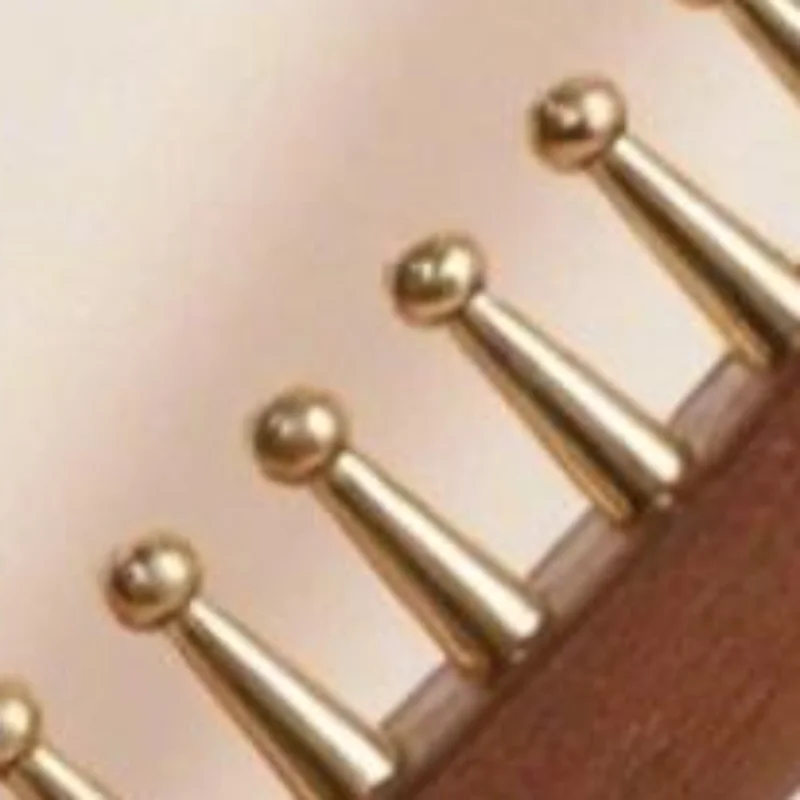 Head Meridians Massage Comb Copper Wood Meridians Comb Needling Guasha Scalp Relax Tools Long Hair Head Therapy Meridian Comb
