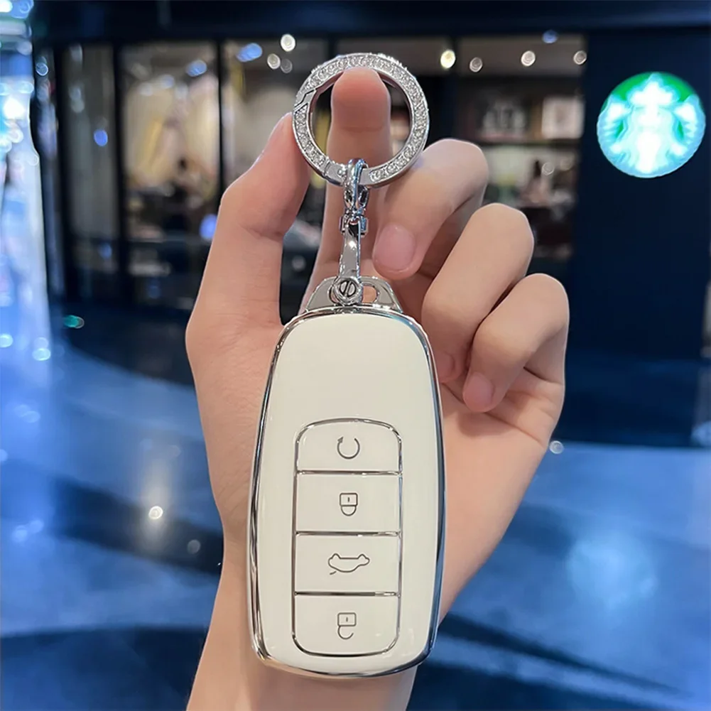 

2pcs Car Key Cover For TPU For Chery For Tiggo 8 For Kunpeng Edition 2023 Automobiles Interior Accessories